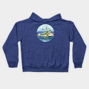 slow down please - turtle Kids Hoodie